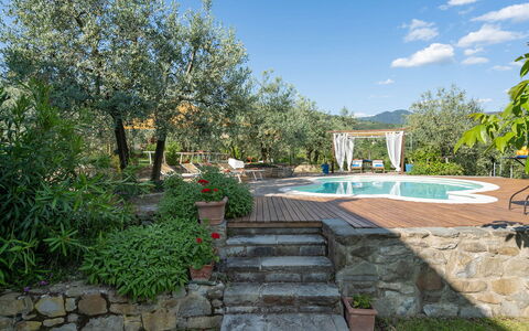 Buca delle Fate 8: Furniture, Outdoor Furniture, Swimming Pool, Resort, Chair, Eco Hotel, Shade, Backyard, Garden, Flagstone