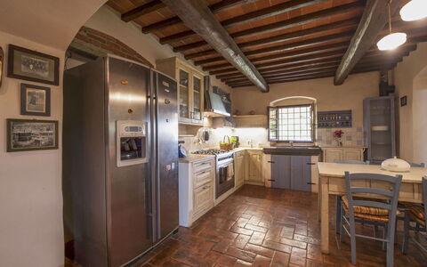 Buca delle Fate 8: Furniture, Interior Design, Flooring, Wall, Kitchen, Wood, Cabinetry, Floor, Ceiling, Kitchen Appliance