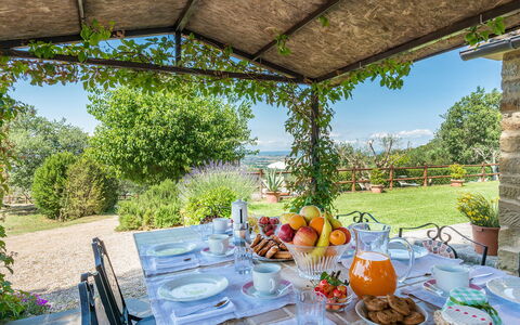 La Torretta 10: Shrub, Garden, Furniture, Outdoor Furniture, Outdoor Table, Eco Hotel, Backyard, Yard, Cottage, Landscaping