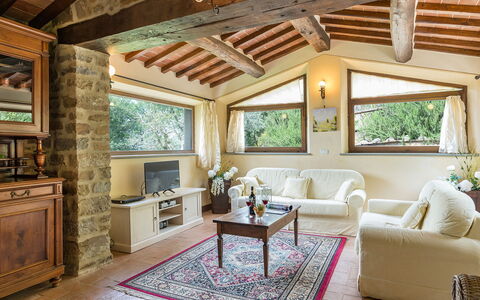 La Torretta 10: Furniture, Interior Design, Couch, Ceiling, Home, Flooring, Living Room, Floor, Room