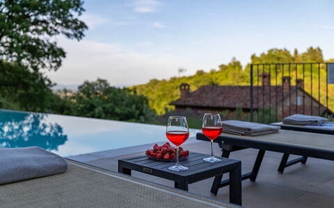 Il Casale di Manuele 12: Outdoor Furniture, Furniture, Swimming Pool, Composite Material, Eco Hotel, Shade, Resort, Chair, Sunlounger, Landscaping