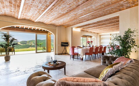 Il Poggiarellone 14: Interior Design, Furniture, Ceiling, Room, Chair, Eco Hotel, Beam, Villa, Resort, Hotel