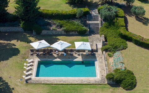 Villa Panorama 14: Swimming Pool, Garden, Resort, Estate, Landscaping, Eco Hotel, Hacienda, Water Feature, Lawn, Villa