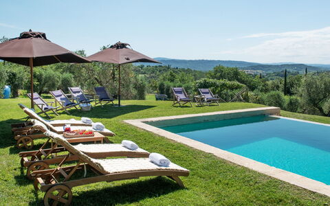 Podere Gragnano 12: Blue, Swimming Pool, Leisure, Resort, Garden, Sunlounger, Outdoor Furniture, Landscaping, Eco Hotel, Estate