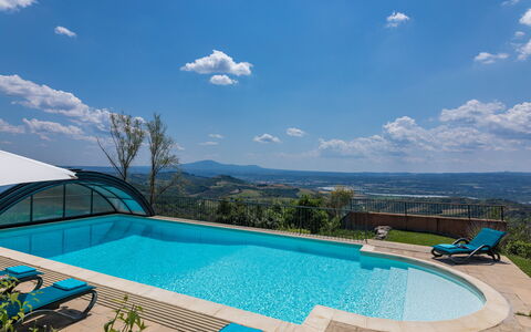 Il Casale del Nonno 8+2: Blue, Swimming Pool, Composite Material, Resort, Eco Hotel, Shade, Leisure, Outdoor Furniture, Villa, Estate