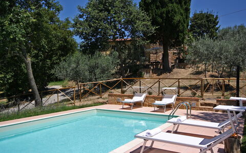 Monterzi 4: Swimming Pool, Furniture, Outdoor Furniture, Resort, Chair, Estate, Hacienda, Villa, Sunlounger, Hotel