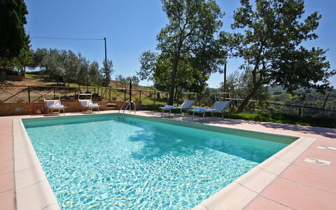 Monterzi 4: Swimming Pool, Resort, Composite Material, Outdoor Furniture, Eco Hotel, Shade, Garden, Water Feature, Backyard, Tile