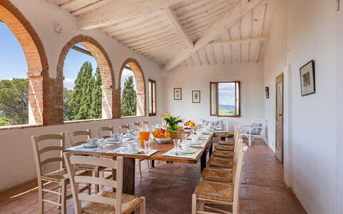 Casale Rasa 20+2: Furniture, Wall, Interior Design, Home, Table, Chair, Ceiling, Kitchen & Dining Room Table, Linens, Dining Room