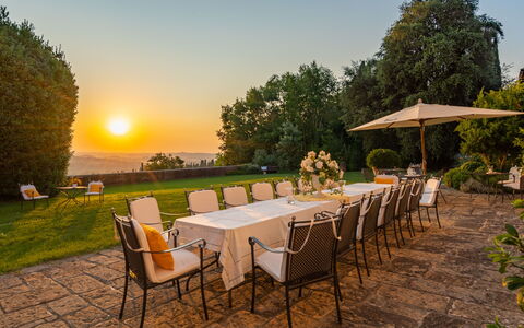 Tenuta di Pratello 24: Landscape, Furniture, Garden, Outdoor Furniture, Chair, Lawn, Landscaping, Shade, Eco Hotel, Yard
