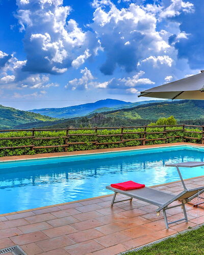 La Casa di Elsa 6: Swimming Pool, Hill, Resort, Mountain Range, Eco Hotel, Outdoor Furniture, Garden, Valley, Ridge, Landscaping