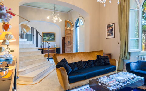 Villa Leonardo 30+6: Furniture, Interior Design, Wood, Flooring, Floor, Lighting, Home, Couch, Living Room, Room