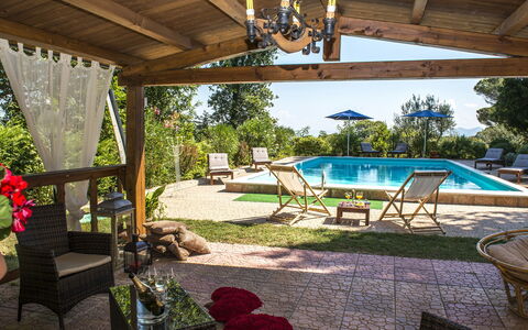 Villa Ombrosa 8: Swimming Pool, Furniture, Resort, Chair, Outdoor Furniture, Eco Hotel, Flowerpot, Garden, Leisure