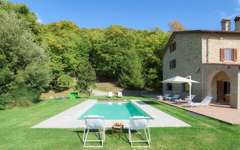 Casale del Castagneto 8: Swimming Pool, Estate, Farmhouse, Cottage, Garden, Lawn, Backyard, Hacienda, Villa, Yard