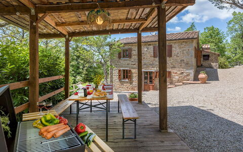 Casa Largnano 6+2: Wood, Cottage, Rural Area, Log Cabin, Garden Buildings, Backyard, Hardwood, Garden, Farmhouse, Lumber