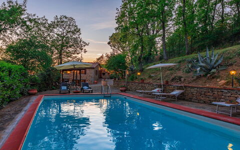 Casa Largnano 6+2: Swimming Pool, Resort, Hacienda, Eco Hotel, Estate, Water Feature, Landscaping, Villa, Hotel, Outdoor Furniture