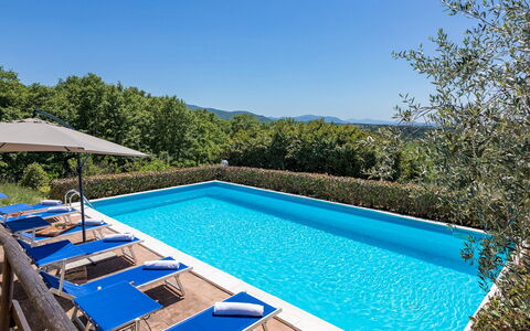 Villa Paola 6: Blue, Swimming Pool, Resort, Outdoor Furniture, Eco Hotel, Sunlounger, Resort Town, Hotel, Hacienda, Villa
