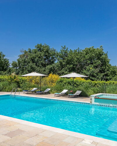 Casal Parro 6: Swimming Pool, Blue, Outdoor Furniture, Resort, Furniture, Chair, Sunlounger, Composite Material, Leisure, Eco Hotel