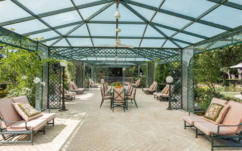 Villa Mimmina 8: Furniture, Chair, Shade, Garden, Patio, Outdoor Structure, Outdoor Furniture, Eco Hotel, Landscaping, Outdoor Table