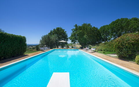 La Panoramica 8: Swimming Pool, Blue, Water, Resort, Composite Material, Thermae, Leisure, Eco Hotel, Water Feature, Shade