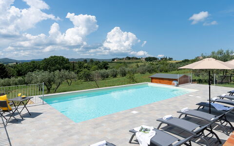 Casa la Fenice 8+2: Swimming Pool, Outdoor Furniture, Furniture, Resort, Sunlounger, Composite Material, Chair, Eco Hotel, Thermae, Umbrella