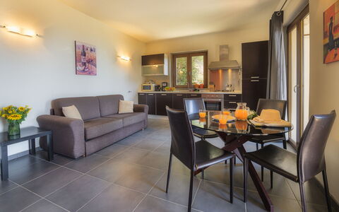 Villa Maggiorana 10: Home, Hardwood, Wood Stain, Chair, Resort, Houseplant, Living Room, Hotel, Eco Hotel