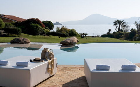 Villa Padulella 8+2: Water, Swimming Pool, Outdoor Furniture, Resort, Leisure, Umbrella, Shade, Furniture, Eco Hotel, Sunlounger