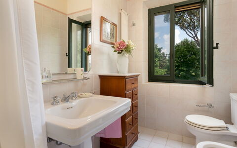 Villa Paesante 8: Bathroom Sink, Plumbing Fixture, Bathroom, Sink, Toilet, Flooring, Floor, Door, Toilet Seat, Plumbing