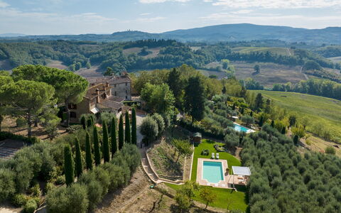 Villa Binetti 7: Landscape, Estate, Bird'S-Eye View, Aerial Photography, Village, Plantation, Landscaping, Mansion, Villa, Farmhouse