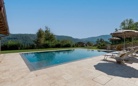 Villa Carlotta 8: Swimming Pool, Flagstone, Leisure, Resort, Shade, Tile, Eco Hotel, Outdoor Furniture, Resort Town, Villa