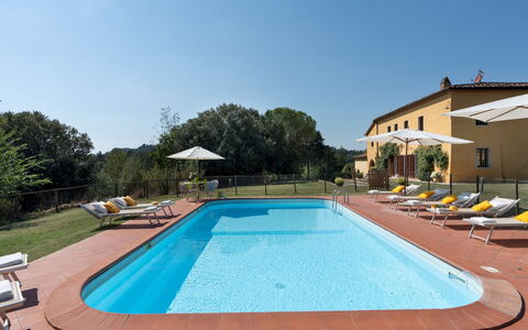 Villa Montefalconi 11: Swimming Pool, Estate, Hotel, Villa, Hacienda, Sunlounger, Eco Hotel, Outdoor Furniture, Resort