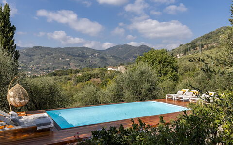 Villa Adisa 8: Swimming Pool, Furniture, Resort, Outdoor Furniture, Eco Hotel, Leisure, Sunlounger, Chair, Hotel, Shade