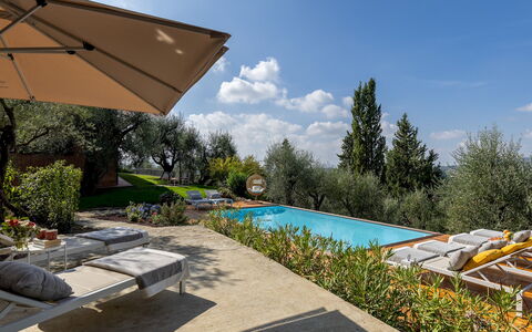 Villa Adisa 8: Blue, Swimming Pool, Resort, Sunlounger, Outdoor Furniture, Eco Hotel, Estate, Villa, Garden, Landscaping