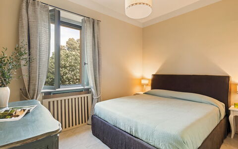 Casale Ansedonia 8+1: Bedroom, Interior Design, Bed, Bed Sheet, Bedding, Room, Furniture, Home, Linens, Floor