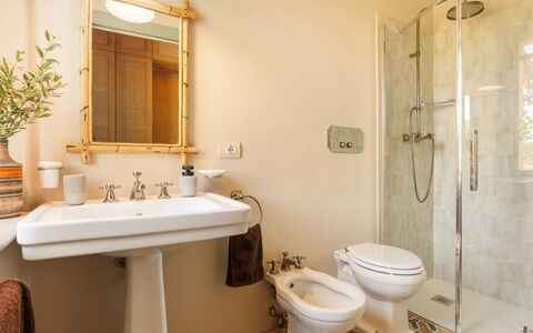 Casale Ansedonia 8+1: Bathroom, Toilet Seat, Plumbing Fixture, Bathroom Sink, Toilet, Interior Design, Flooring, Sink, Tap, Plumbing