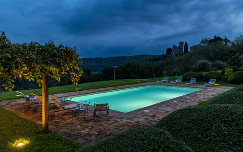 Villa dei Rosmarini 8: Swimming Pool, Natural Landscape, Landscape, Garden, Landscaping, Water Feature, Eco Hotel, Estate, Plantation, Hacienda