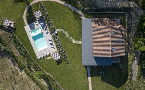 Agriresort Bacaringhe 13: Swimming Pool, Estate, Lawn, Leisure, Garden, Cottage, Backyard, Landscaping, Farmhouse, Yard