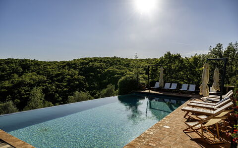 Muricciaglia 14: Blue, Swimming Pool, Resort, Eco Hotel, Outdoor Furniture, Sunlounger, Water Feature, Flagstone, Shade, Resort Town