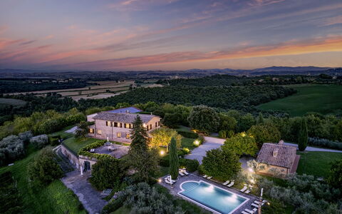 Podere Gellino 14: Landscape, Estate, Mansion, Farmhouse, Eco Hotel, Villa, Landscaping, Hacienda, Plantation, Bird'S-Eye View