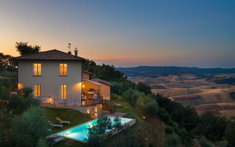 Villa Francesca 10: Swimming Pool, House, Home, Cottage, Estate, Eco Hotel, Villa, Farmhouse, Evening, Dusk