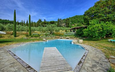 Montescalari: Swimming Pool, Property, Estate, Real Estate, Water, House, Vacation, Building, Tree, Home
