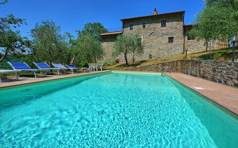 Poggio Conca: Swimming Pool, Property, Leisure, Water, Azure, Real Estate, Estate, House, Building, Villa