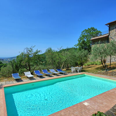 Poggio Conca: Swimming Pool, Property, House, Real Estate, Estate, Building, Villa, Vacation, Leisure, Grass