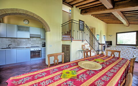 Villa Ulivi: Property, Furniture, Table, Cabinetry, Wood, Window, Building, Interior Design, Flooring, Floor