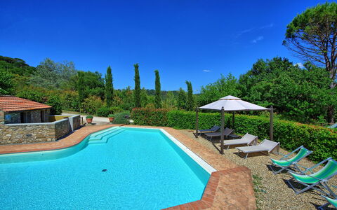 Casa Scopeti: Swimming Pool, Property, Real Estate, House, Estate, Leisure, Resort, Vacation, Water, Building