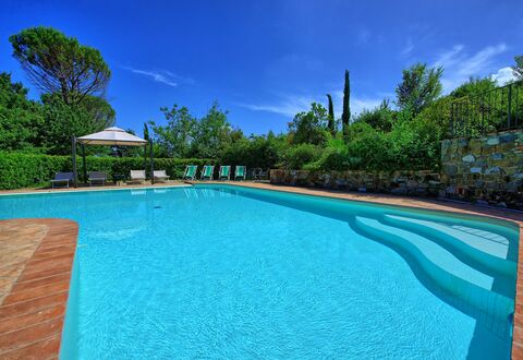 Casa Scopeti: Swimming Pool, Property, Real Estate, Leisure, Water, Resort, Vacation, Tree, Estate, Resort Town