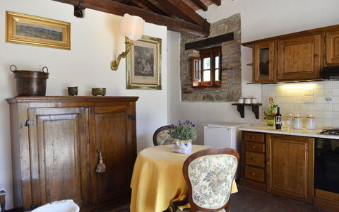 San Pietro: Cabinetry, Property, Picture Frame, Furniture, Countertop, Building, Wood, Interior Design, Kitchen, Lighting