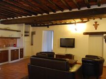 kitchen and living room