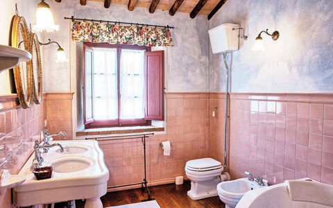 Villa Petrognano: Bathroom, Room, Property, Interior Design, Building, Real Estate, House, Home, Wall, Floor