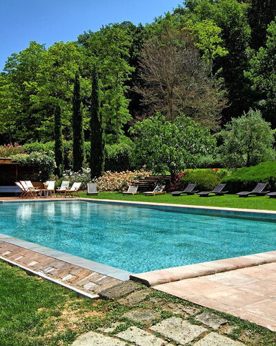 Villa Petrognano: Swimming Pool, Natural Landscape, Property, Grass, Backyard, Yard, Leisure, Landscaping, Landscape, Estate