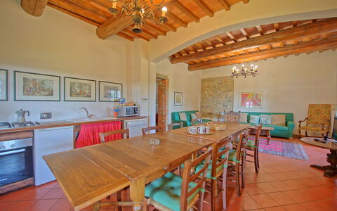 Il Frantoio: Property, Room, Building, Furniture, Real Estate, Ceiling, House, Table, Floor, Interior Design